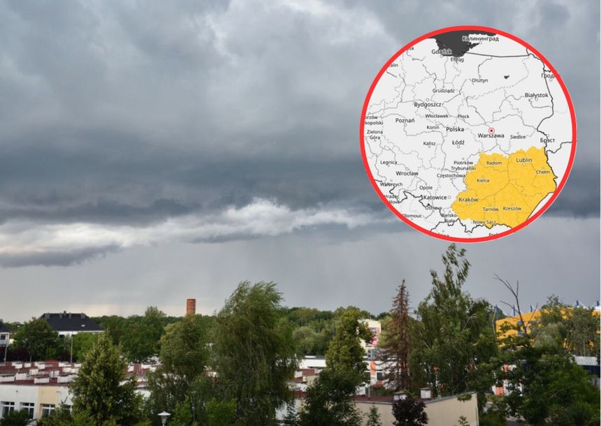 Ostrzeżenia IMGW I stopnia dla sześciu województw
