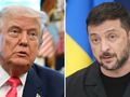 Prezydent USA Donald Trump. Prezydent Ukrainy Wołodymyr Zełenski