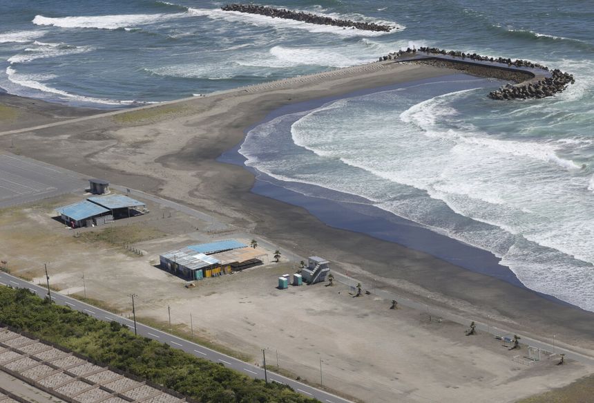 Ichinomiya w Japonii po ostrzeżeniach o możliwym tsunami, 30 lipca 2025 r.