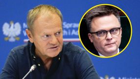 Donald Tusk. Szymon Hołownia