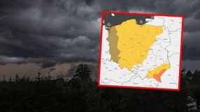 Ostrzeżenia I i II stopnia przed burzami IMGW