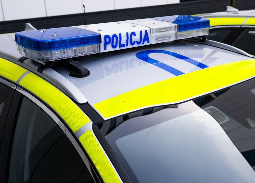 Radiowóz poznańskiej policji