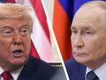 Prezydent USA Donald Trump. Prezydent Rosji Władimir Putin