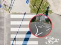 Ścieżka rowerowa na dawnej drodze wewnętrznej w Poznaniu
