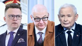 Szymon Holownia. Michał Kamiński. Jarosław Kaczyński