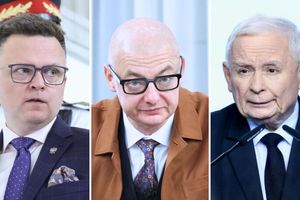 Szymon Holownia. Michał Kamiński. Jarosław Kaczyński