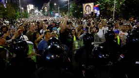 Protesty w Serbii