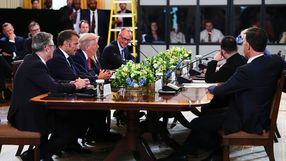 Donald Trump spotkał się z europejskimi przywódcami