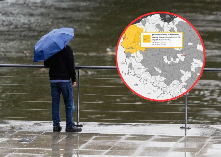 IMGW ostrzega przed gwałtownymi wzrostami poziomu wód