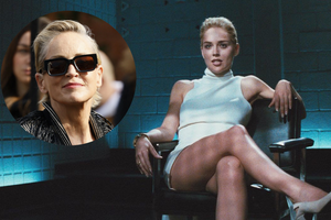 Sharon Stone w filmie Nagi Instynkt