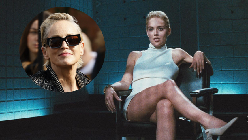 Sharon Stone w filmie Nagi Instynkt