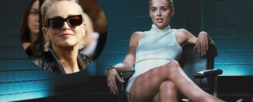 Sharon Stone w filmie Nagi Instynkt