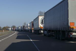 Kolejka przy granicy z Ukrainą