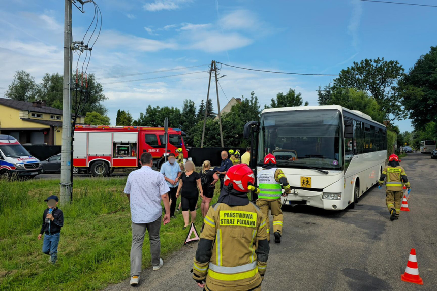 Wypadek busa szkolnego