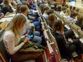 Studenci podczas wykładu