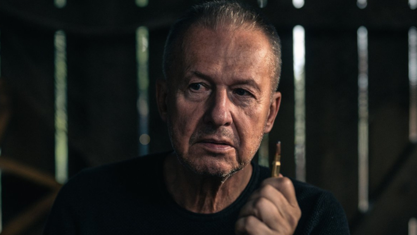 Bogusław Linda w filmie "Zamach na papieża"