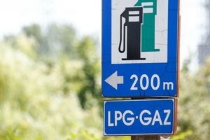 LPG znak informacyjny