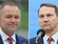 Prezydent Karol Nawrocki. Szef MSZ Radosław Sikorski