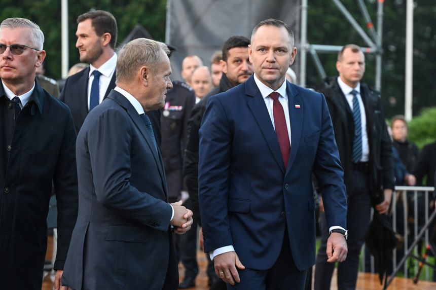 Tusk i Nawrocki