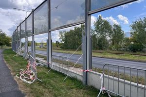 Zniszczone ekrany dźwiękochłonne w Bydgoszczy