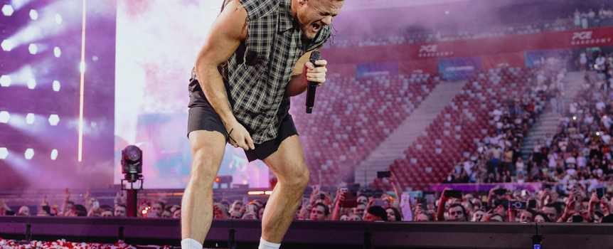 Dan Reynolds na scenie