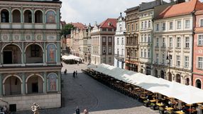 Ogródki restauracyjne na Starym Rynku w Poznaniu