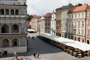 Ogródki restauracyjne na Starym Rynku w Poznaniu