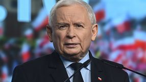 Prezes PiS Jarosław Kaczyński na konferencji prasowej, 29 lipca 2025 r.