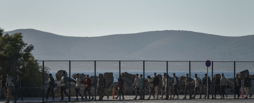 Migranci z Libii na Krecie