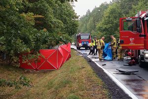 Wypadek śmiertelny w powiecie wągrowieckim