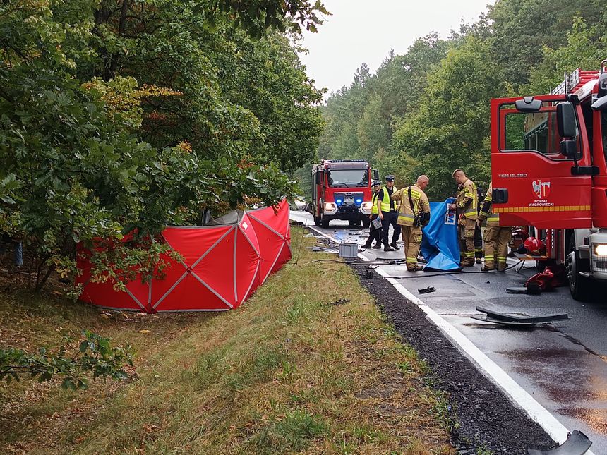 Wypadek śmiertelny w powiecie wągrowieckim