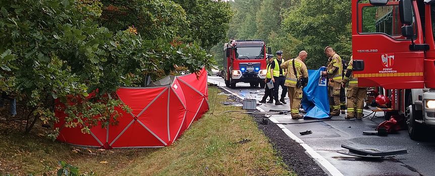 Wypadek śmiertelny w powiecie wągrowieckim