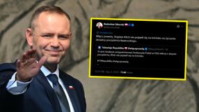 Prezydent Karol Nawrocki. Wpis szefa MSZ Radosława Sikorskiego