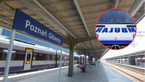 Peron na dworcu Poznań Główny/karetka