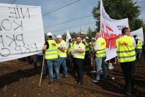 Protesty PKP Cargo