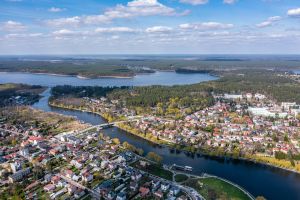 Augustów, widok z lotu ptaka