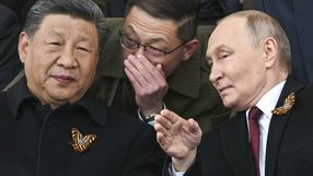 Przywódca Chin Xi Jinping i prezydent Rosji Władimir Putin