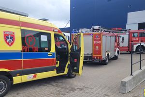 Służby w trakcie akcji ratunkowej