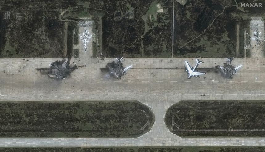 Rosyjska baza lotnicza w okolicach Irkucka