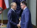 Donald Tusk Szymon Hołownia
