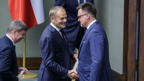 Donald Tusk Szymon Hołownia