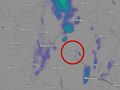 radar pogodowy - Toruń - mapa