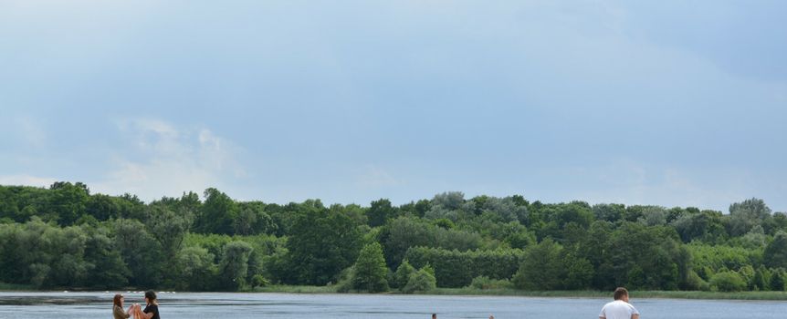 Plaża nad jeziorem Rusałka w Poznaniu