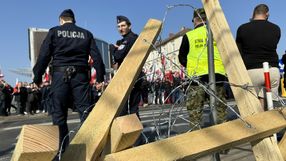protest przeciwko migrantom