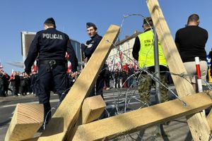 protest przeciwko migrantom