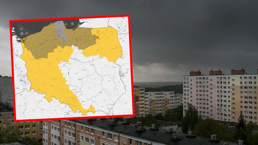 Ostrzeżenia IMGW przed burzami