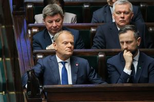Premier Donald Tusk na posiedzeniu Sejmu