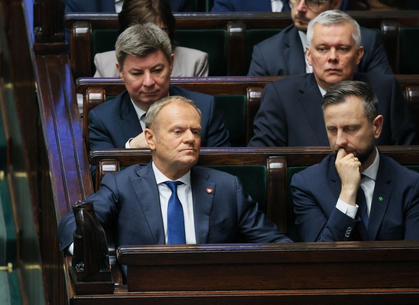 Premier Donald Tusk na posiedzeniu Sejmu