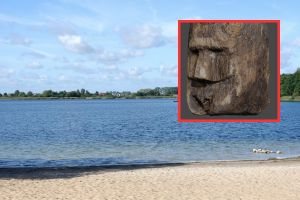 Jezioro Lednickie i znalezisko archeologiczne