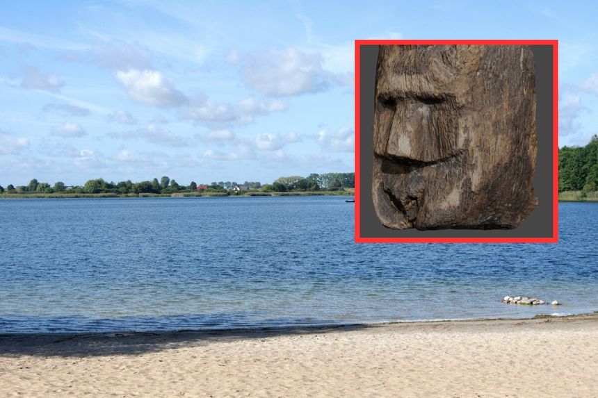 Jezioro Lednickie i znalezisko archeologiczne